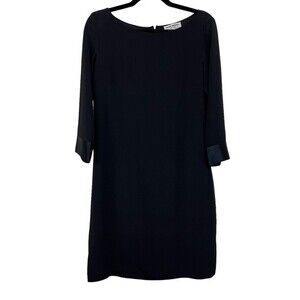 Heidi Weisel Black Shift Knee Length Dress Size 8 Women